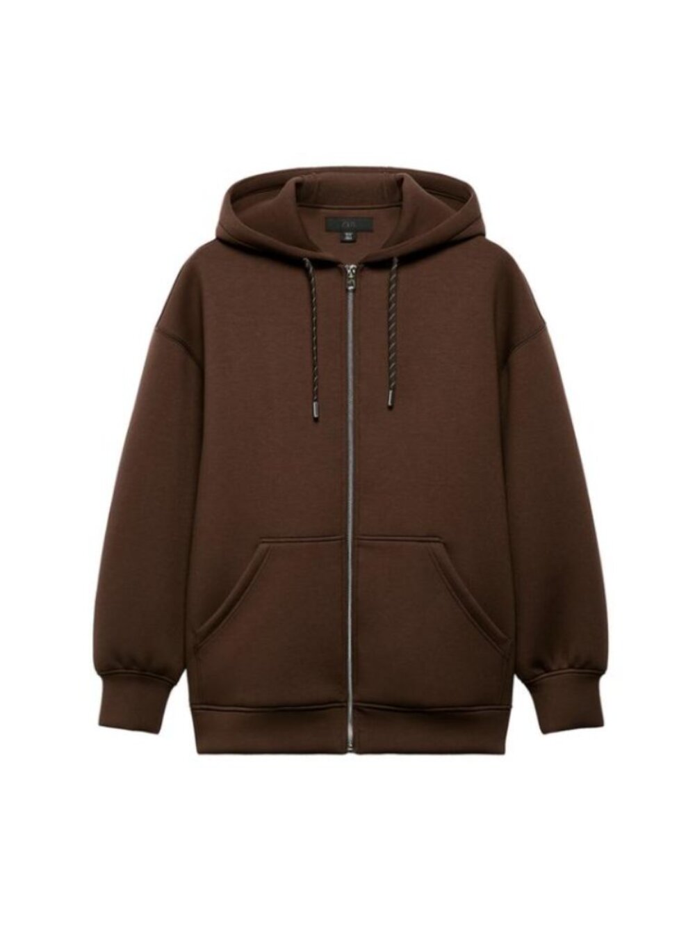 ZARA HOODIE WITH DRAWSTRINGS - Picture 2 of 2